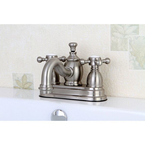 KS7108BX 4 Centerset Bathroom Faucet, Brushed Nickel